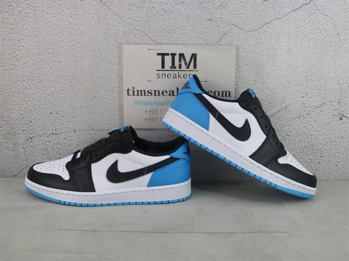 LJR Batch Air Jordan 1 Retro Low OG Black Dark Powder Blue CZ0790-104